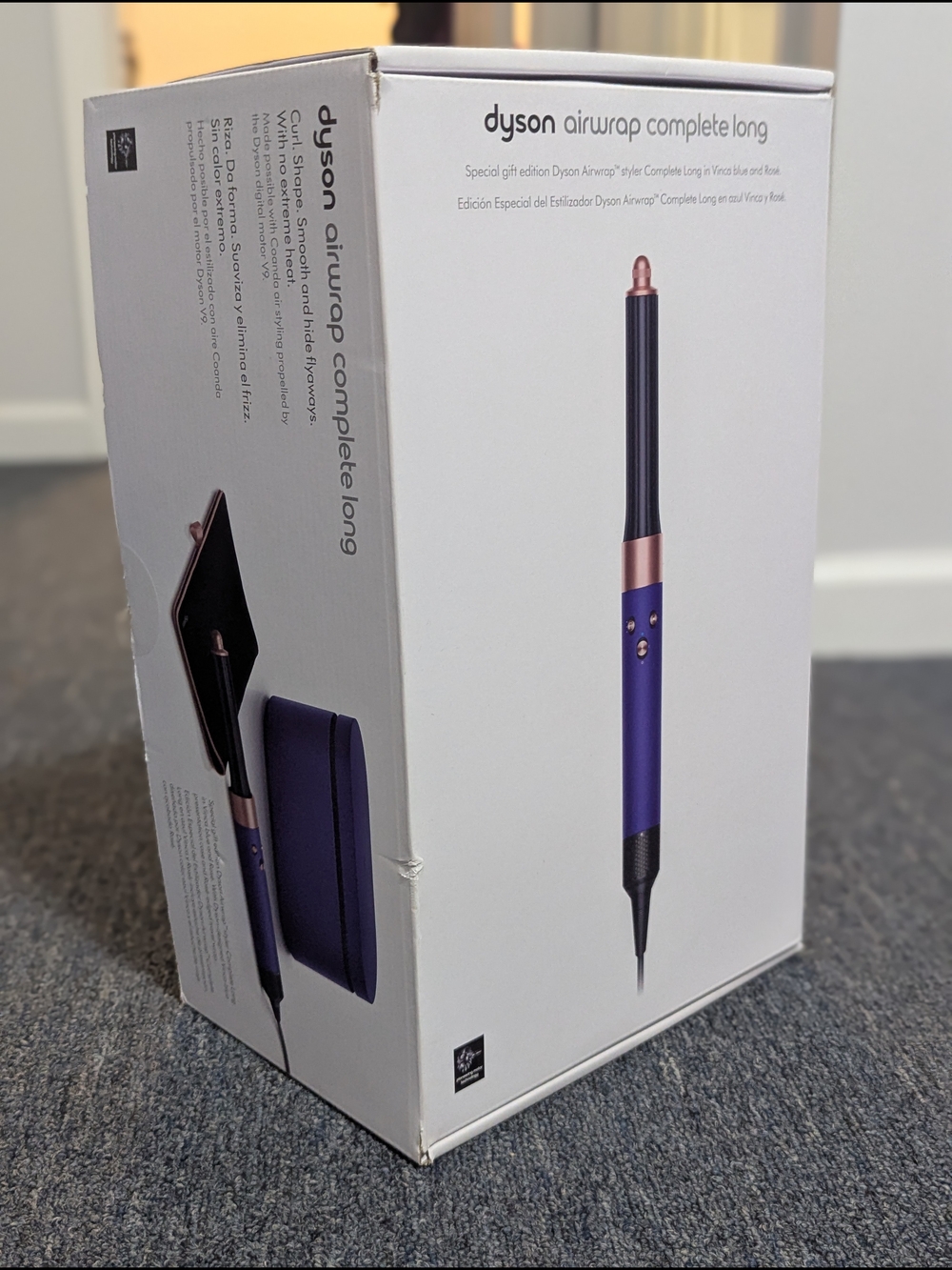 Dyson Airwrap Complete Long in Purple with Rose Gold Accents